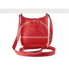 Hermes Evelyne Bag Pm Red