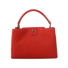 Louis Vuitton Capucines Bag Mm Red