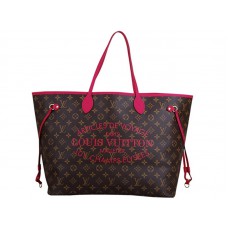 Louis Vuitton 2013 Monogram Neverfull Gm Indian Rose