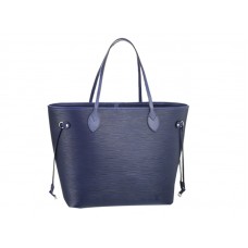 Louis Vuitton Epi Leather Neverfull Mm Dark Blue