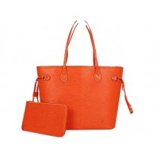 Louis Vuitton Epi Leather Neverfull Mm Orange