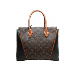 Louis Vuitton W Bag Monogram & Leather Gm Black