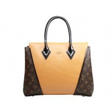 Louis Vuitton W Bag Monogram & Leather Gm Camel