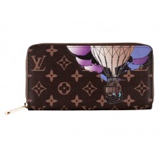 Louis Vuitton Monogram Zippy Illustre Nostalgic Advertising Clip Zipper Long