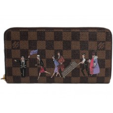 Louis Vuitton Damier Ebene Zippy Wallet Illustre