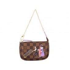 Louis Vuitton Damier Ebene Mini Pochette Accessoires Illustre