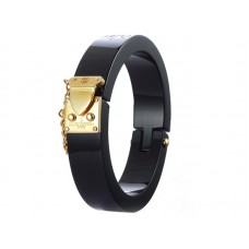 Louis Vuitton Lock Me Bracelet Black