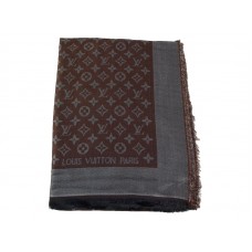 Louis Vuitton Monogram Ikat Shawl Dark Brown