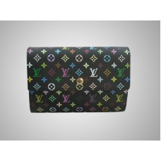 Louis Vuitton Monogram Multicolore Black Alexandra Wallet