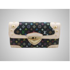 Louis Vuitton Monogram Multicolore Black Wallet m60054