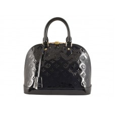 Louis Vuitton Monogram Vernis Alma Black