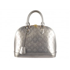 Louis Vuitton Monogram Vernis Alma Silver