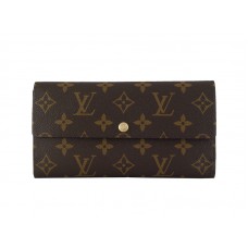 Louis Vuitton Monogram Sarah Wallet Fleuri Rose