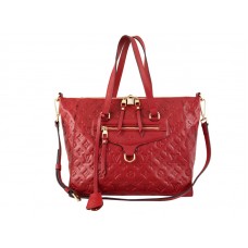 Louis Vuitton Monogram Underground Shopper Red