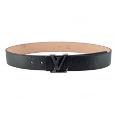 Louis Vuitton Initiales Taiga Leather Belt Ardoise