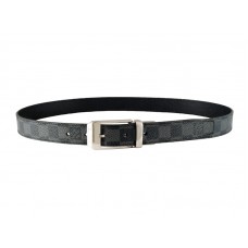 Louis Vuitton Seattle Damier Graphite Reversible Belt