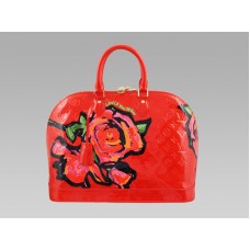 Louis Vuitton Stephen Sprouse Alma Rose Mm Orange Sunset