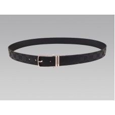 Louis Vuitton Boston Reversible Glazed Calf Leather Silver Belt