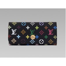 Louis Vuitton Monogram Multicolore Black 4 Key Holder Grenade