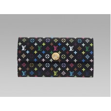 Louis Vuitton Monogram Multicolore Black Sarah Wallet Grenade