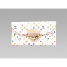 Louis Vuitton Monogram Multicolore White Eugenie Wallet Anis