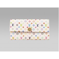 Louis Vuitton Monogram Multicolore White Sarah Wallet Grenade