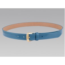 Louis Vuitton Monogram Vernis Bleu Galactic Belt With Golden Buckle