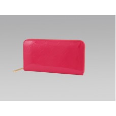 Louis Vuitton Monogram Vernis Zippy Wallet Rose Pop