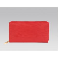 Louis Vuitton Epi Leather Zippy Wallet Rubis