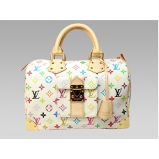 Louis Vuitton Multicolore White Speedy 30