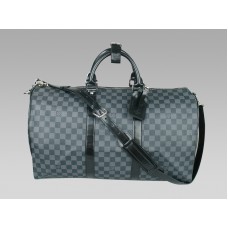 Louis Vuitton Damier Graphite Keepall 55 Bandouliere