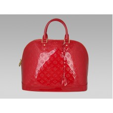 Louis Vuitton Monogram Vernis Alma Gm Pomme Damour