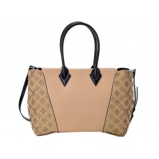 Louis Vuitton W Bag Pm Cuir Orferre Body And Veau Cachemire Sides Beige