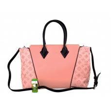 Louis Vuitton W Bag Pm Cuir Orferre Body And Veau Cachemire Sides Pink