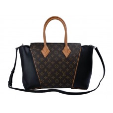 Louis Vuitton W Bag Monogram & Leather Pm