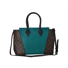 Louis Vuitton W Bag Monogram & Leather Pm Green