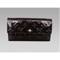 Louis Vuitton Monogram Vernis Porte Tresor International Amarante