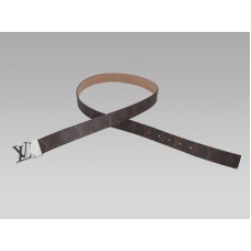 Louis Vuitton Monogram Belt Initials Black