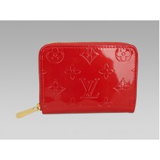 Louis Vuitton Monogram Vernis Zippy Coin Purse Pomme Damour