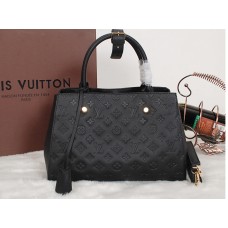 Louis Vuitton Monogram Empreinte Montaigne Mm Black