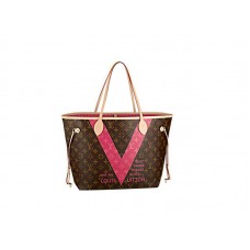 Louis Vuitton Monogram V Neverfull Mm Grenade