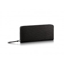 Louis Vuitton Epi Leather Clemence Wallet Noir