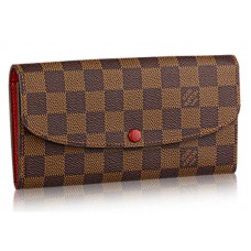 Louis Vuitton Damier Ebene Emilie Wallet