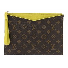 Louis Vuitton Monogram Pallas Pochette Pistache