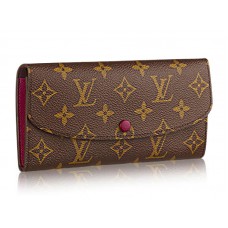 Louis Vuitton Monogram Emilie Wallet Fuchsia