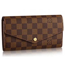 Louis Vuitton Damier Ebene Sarah Wallet