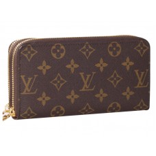 Louis Vuitton Monogram Double Zippy Wallet