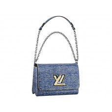 Louis Vuitton Epi Leather Twist Mm Denim Light