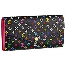 Louis Vuitton Multicolore Sarah Wallet Black