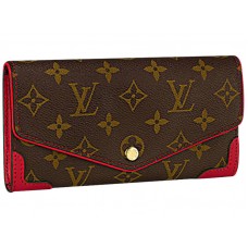 Louis Vuitton Monogram Sarah Wallet Retiro Cherry